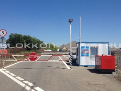 Контрольно-пропускной пункт (КПП) для строй объекта Аэропорт Южный в Симферополе